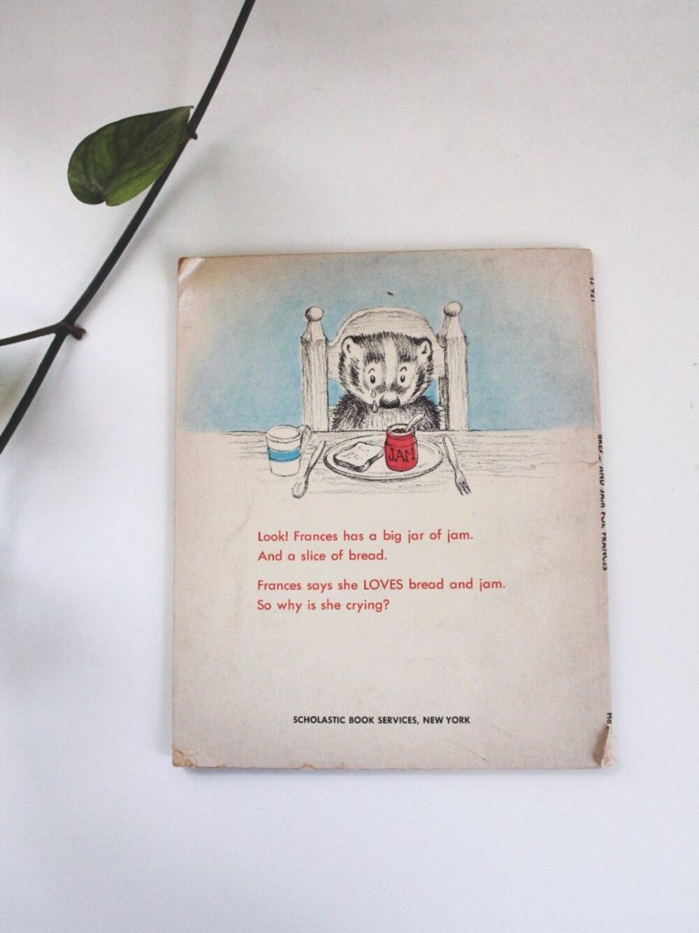 Bread And Jam For Frances Russell Hoban 1967 Scholastic Book Vintage Childrens - Picture 2 of 6